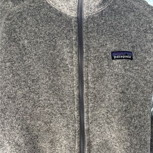 Patagonia Heather Gray Zip-Up Jacket